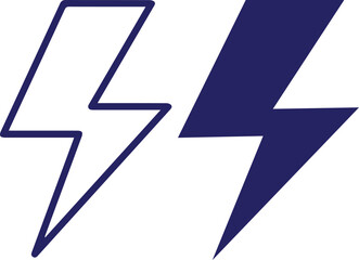 Flash lightning bolt icon. Power energy icon sign. Protect energy with thunder bolt logo. Creative vector illustration