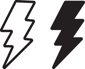 lightning bolt, flash, electric power, danger symbol, high voltage, electric arc, storm icon, zig zag, thunderbolt, electric shock