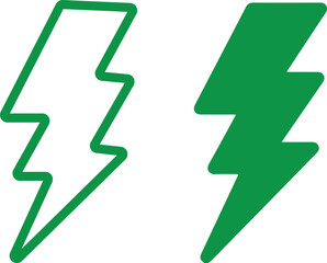 Flash lightning bolt icon. Power energy icon sign. Protect energy with thunder bolt logo. Creative vector illustration