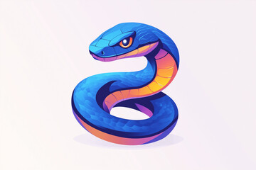 Chinese zodiac, snake, blue snake, happy new year, New year, seasonal greetings, 2025
