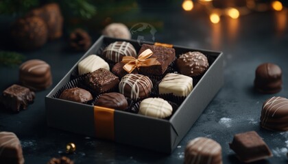 Indulge in sustainable luxury with our handmade chocolate gift box, meticulously crafted and...