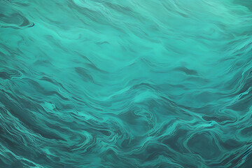 Fototapeta premium Deep sea ocean colors abstract background turquoise and green gradient underwater ambiance mysterious depths digital art vibrant teal 