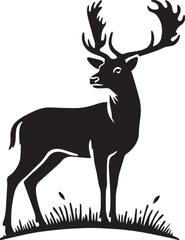 Deer silhouette vector