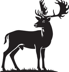 Deer silhouette vector