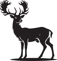 Deer silhouette vector