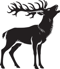 Deer silhouette vector