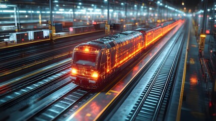 A transportation hub operating efficiently with advanced scheduling systems