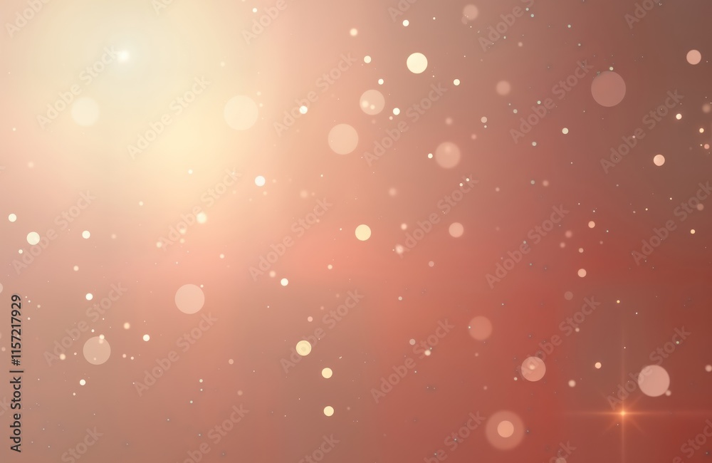 Aufkleber rose gold gradient abstract background with soft glowing backdrop texture perfect for christmas vale