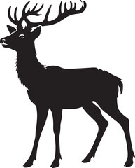 Silhouette of a deer
