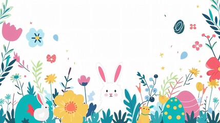 Easter Sale Discount Coupon Voucher Image for Marketing Promotion