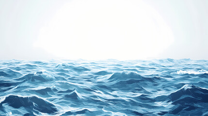 Fototapeta premium Modern illustration of sea water texture with abstract watercolor background. Spindrift. Illustration