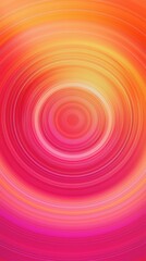 Obraz premium Vibrant concentric circles in shades of pink, orange, and yellow create a stunning visual effect, radiating outward from the center and drawing the viewer into a mesmerizing experience
