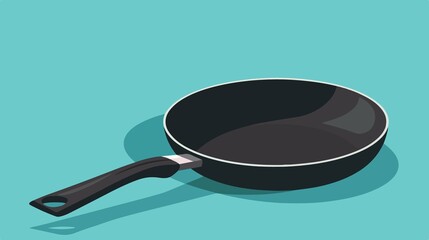 Frying Pan Vector Isolated Illustration for Cooking Designs