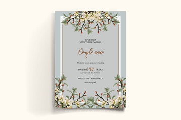 floral bridal shower invitation templates