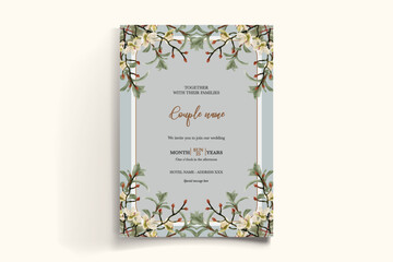 floral bridal shower invitation templates