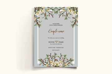 floral bridal shower invitation templates
