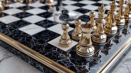 A luxury chess board