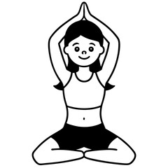 Yoga for Fitness Illustrations - Editable Vector Art for Wellness and Health Projects