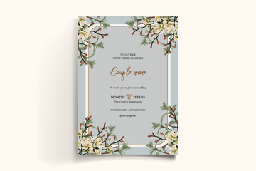 floral bridal shower invitation templates