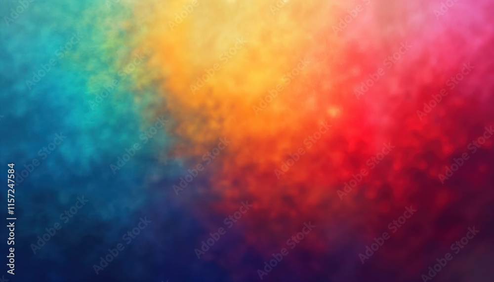 Poster Colorful abstract background with vibrant colors. Multicolored textures create dynamic design. Stylish, eye-catching graphic for digital art projects decoration. Artistic painting effect. Trendy