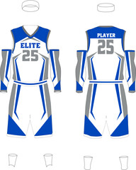 Free Vector Basketball Jersey Sublimation Patterns Personalized Basketball Apparel design