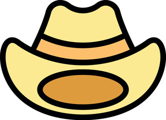 Classic cowboy hat symbolizing the american west, rodeo, and country lifestyle
