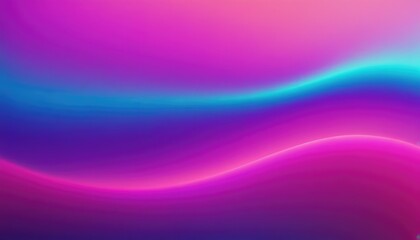 Obraz premium Abstract pink and purple gradient background with smooth wavy lines 1 