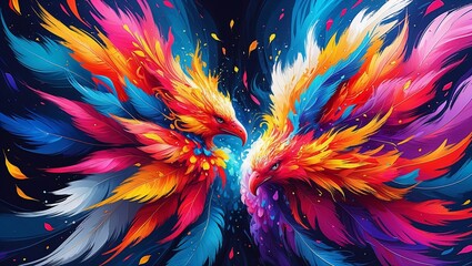 The Palette of Possibilities: A Journey in Digital Art colour full eagle