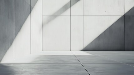 Minimalist wall mockup.