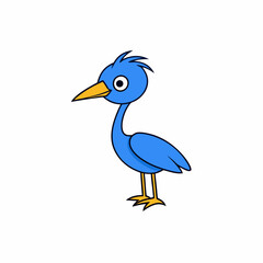 High-Quality Blue Bird Clipart for Custom Designs