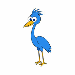 High-Quality Blue Bird Clipart for Custom Designs