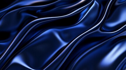 Fototapeta premium Dark blue shiny abstract background with copy space for design. Long web banner. Website header. Christmas, New Year, birthday, anniversary, holiday, celebration, holiday concept.