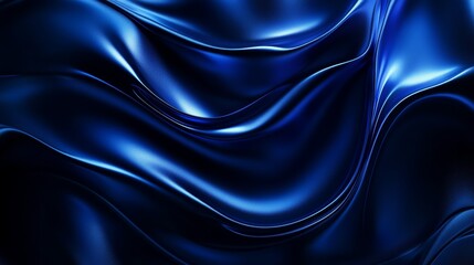Obraz premium Dark blue shiny abstract background with copy space for design. Long web banner. Website header. Christmas, New Year, birthday, anniversary, holiday, celebration, holiday concept.