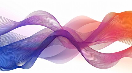 Dark Rainbow Abstract Mesh Gradient Wave in Ocean Sea Water