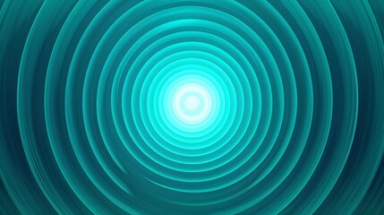Abstract Teal Blue Neon Radial Blurred Vignetted Gradient