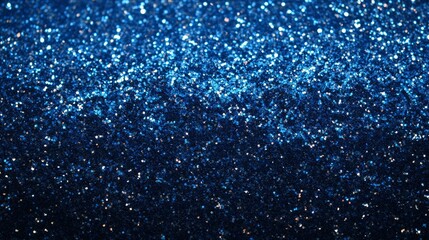 Fototapeta premium Dark blue shiny abstract background with copy space for design. Long web banner. Website header. Christmas, New Year, birthday, anniversary, holiday, celebration, holiday concept.