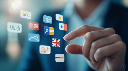 Multilingual Interface for Global Business Communication