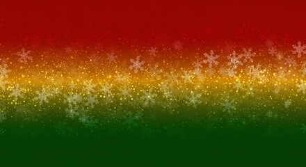 Christmas Gradient Background with Snowflakes 