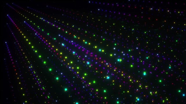 Dark abstract background, sparkle light rays party laser animation