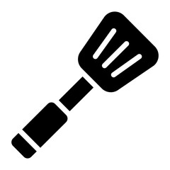 spatula solid icon