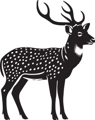 Silhouette of a deer