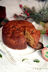 Homemade Christmas fruit cake | traditional Kerala plum cake