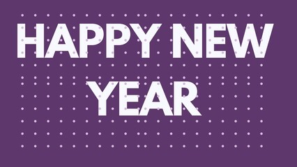 Happy new year letters banner, Happy new yeaR illustration. use forposter, banner, flyer, background