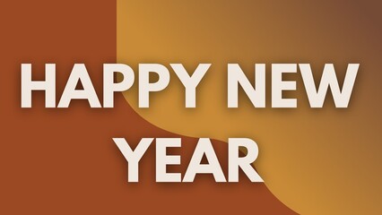 Happy new year letters banner, Happy new yeaR illustration. use forposter, banner, flyer, background