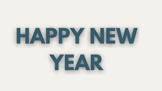 Happy new year letters banner, Happy new yeaR illustration. use forposter, banner, flyer, background
