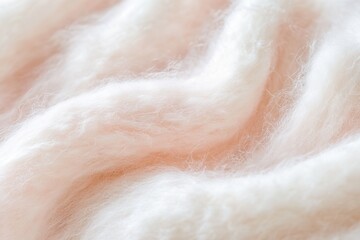 Obraz premium Soft, delicate fibers create gentle wave pattern, showcasing sub