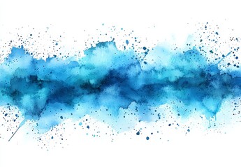 **A watercolor background with abstract splashes, a single turquoise splash on a white background, various turquoise splashes, a turquoise paint blot, and a turquoise watercolor splash effect on