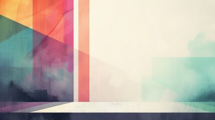 An abstract design with a blend of colors and a blank area at the bottom for text