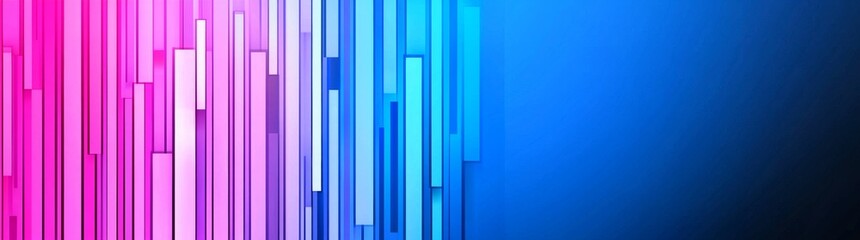 Obraz premium A fast-moving light streak with neon illumination, blurred lines, set against an abstract 3D background.