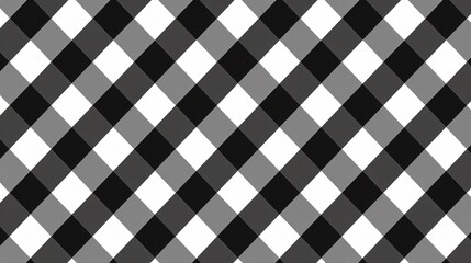 Professional Seamless Black and White Grid Pattern Background Design
